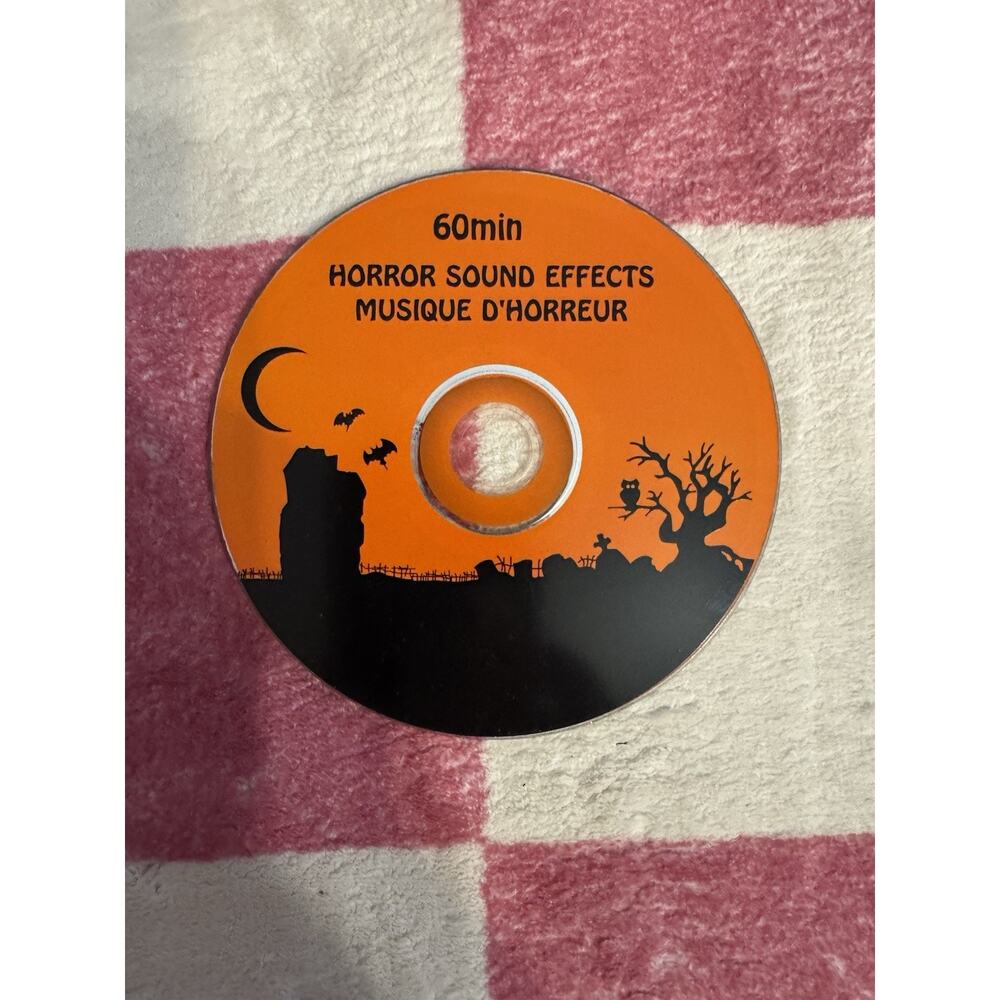 Halloween Horror Effects Music CD 60 Minutes Spooky Scary